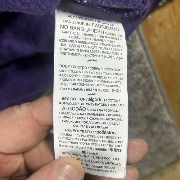 Minnesota Vikings Mens XL Sweatshirt Crewneck Lightweight CSA - Picture 10 of 13